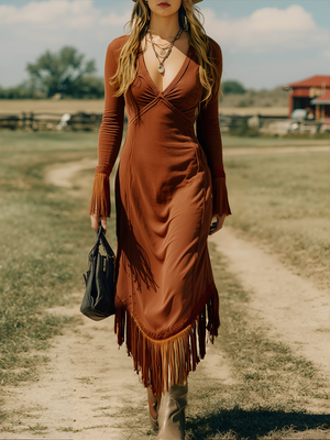 The Alphonsie Cotton Linen Midi Dress