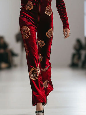 The Mirabelle Velvet Jumpsuit