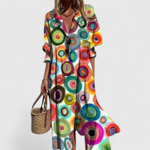Boho Print Maxi Dress