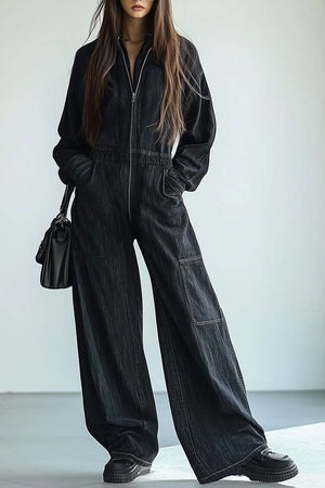 The Noéllie Denim Jumpsuit