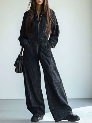 The Noéllie Denim Jumpsuit