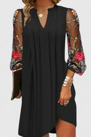 V-Neck Mini Dress