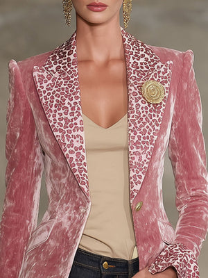 The Lorraine Velvet Blazer