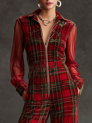 The Hélouise Velvet Jumpsuit