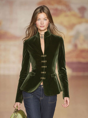 The Émeline Velvet Blazer