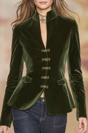 The Émeline Velvet Blazer