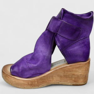 Ankle-Strap Wedge Sandals