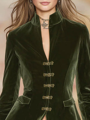 The Émeline Velvet Blazer