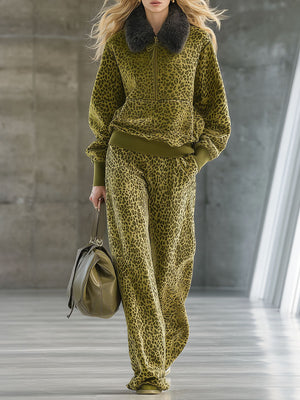 The Renée Leopard Set