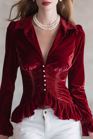 The Émilienne Velvet Shirt