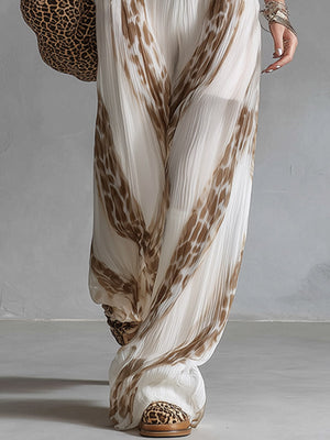 The Arielle Printed Chiffon Set