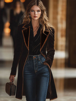 The Augustine Velvet Coat