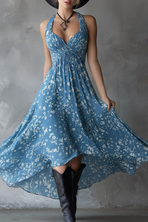 The Anne-Laure Chiffon Maxi Dress