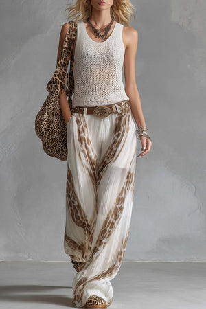 The Arielle Printed Chiffon Set