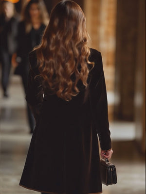 The Augustine Velvet Coat