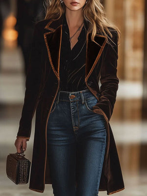 The Augustine Velvet Coat