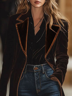 The Augustine Velvet Coat