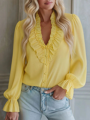 The Claudine Chiffon Shirt