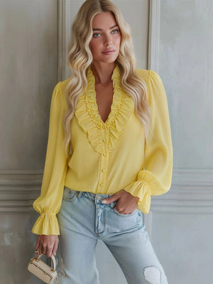 The Claudine Chiffon Shirt