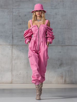The Haïde Denim Jumpsuit