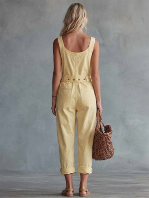 The Edwige-Rose Denim Jumpsuit