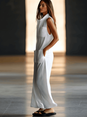 The Louisanne Cotton Linen Jumpsuit