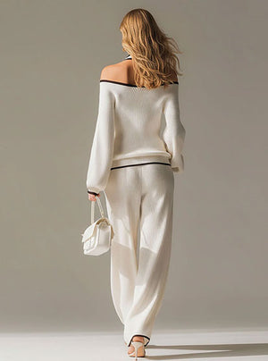 The Liliane Halterneck Knit Set
