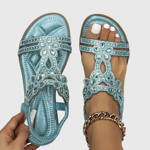 Embellished Back-Strap Sandals