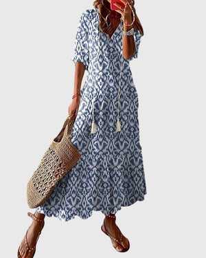 Boho Vintage Maxi Dress