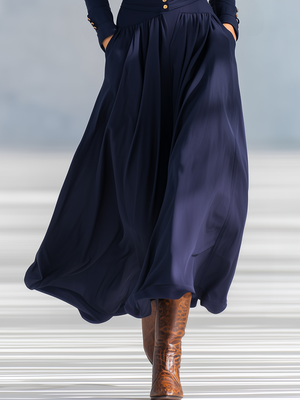 The Ysabeau Cotton Linen Maxi Dress
