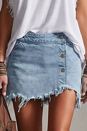The Drusiane Denim Skirt