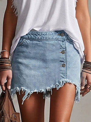 The Drusiane Denim Skirt