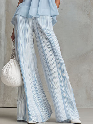 The Anaïs Striped Chiffon Set