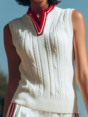 The Henriette Pleated Knit Set