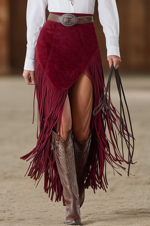 The Frodine Suede Skirt