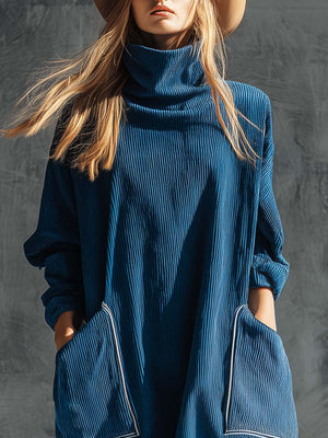 The Wilhelmine Corduroy Midi Dress