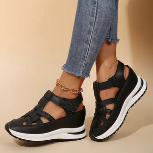 Wrap-Front Flat Sandals
