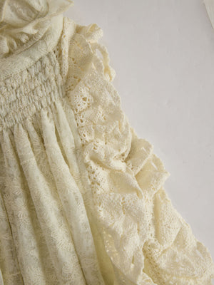 The Dieudonnée Lace Mini Dress
