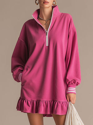 The Aubeline Cotton Mini Dress