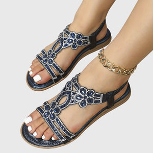 Embellished Back-Strap Sandals
