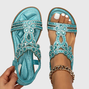 Embellished Back-Strap Sandals