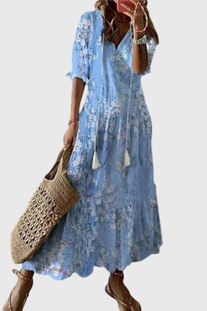 Boho Vintage Maxi Dress