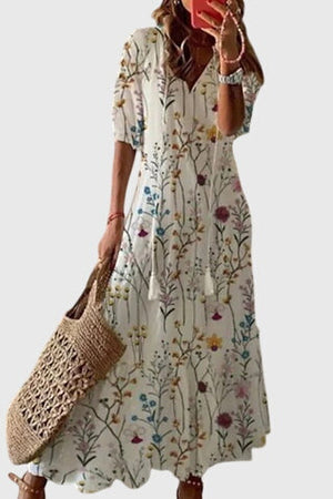 Boho Vintage Maxi Dress