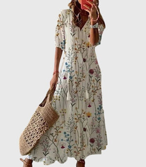 Boho Vintage Maxi Dress