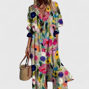 Boho Print Maxi Dress