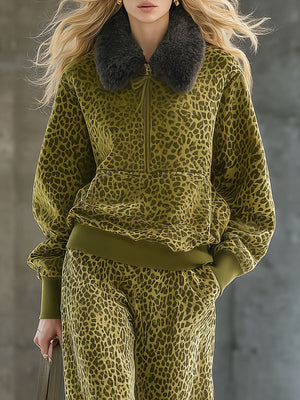 The Renée Leopard Set