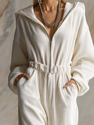 The Judithe Corduroy Jumpsuit