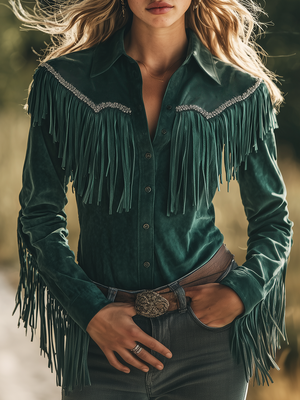 The Dorothée Suede Shirt
