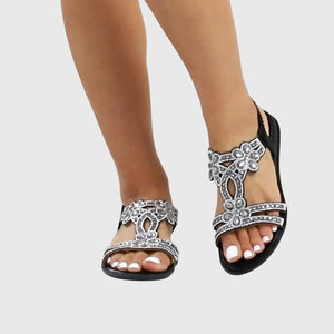 Embellished Back-Strap Sandals