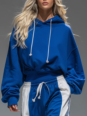 The Solène Striped Denim Set